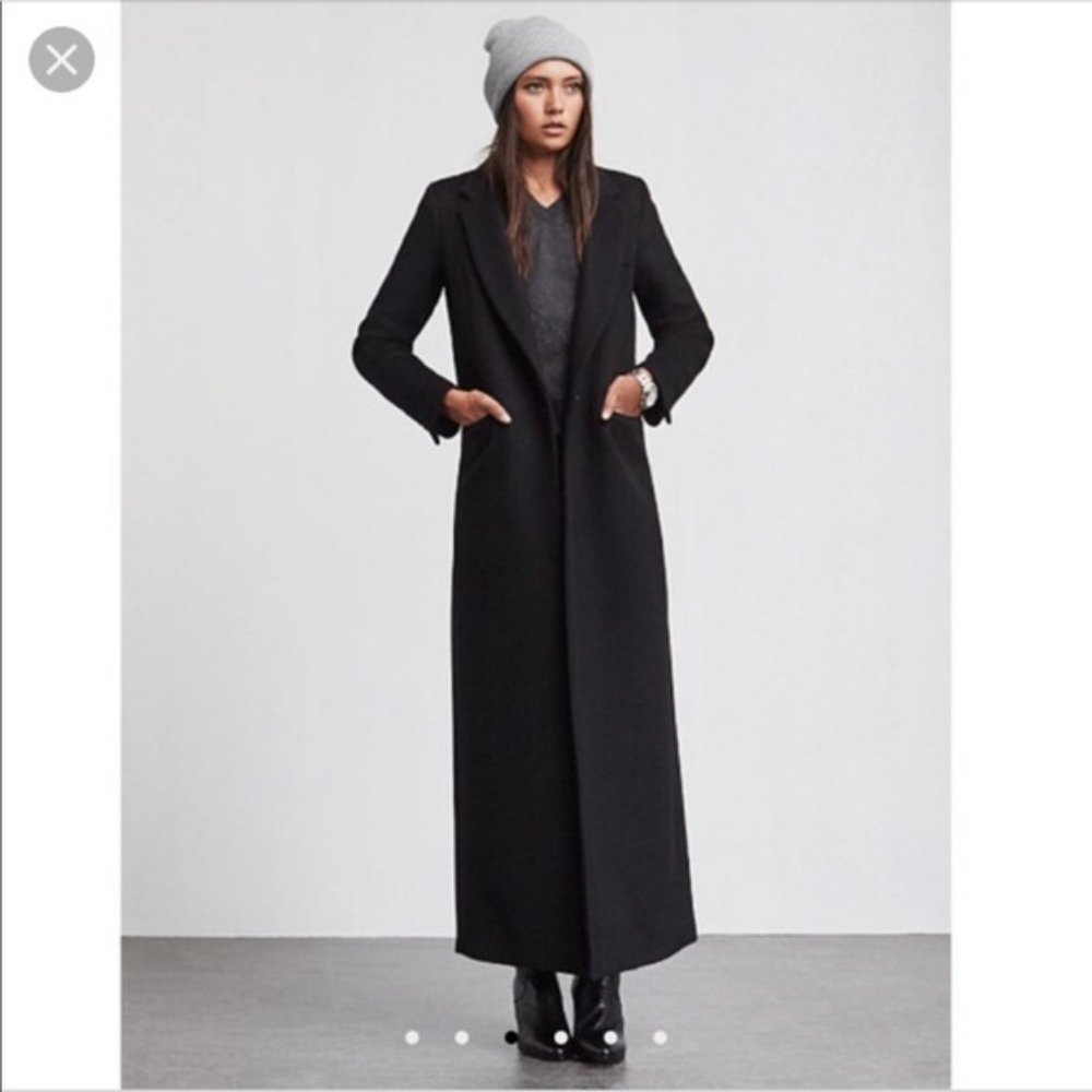 ISO Black Reformation Bonwick Coat size XS or S